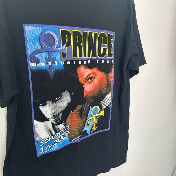 Prince Musicology Tour Schools In 2004 Concert Tee Shirt Band Shirt Y2K Band - Picture 5 of 14